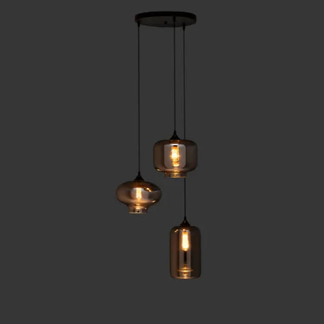 Moderne glazen hanglamp