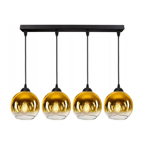 hanglamp langwerpig 4 gold eetkamer woonkamer