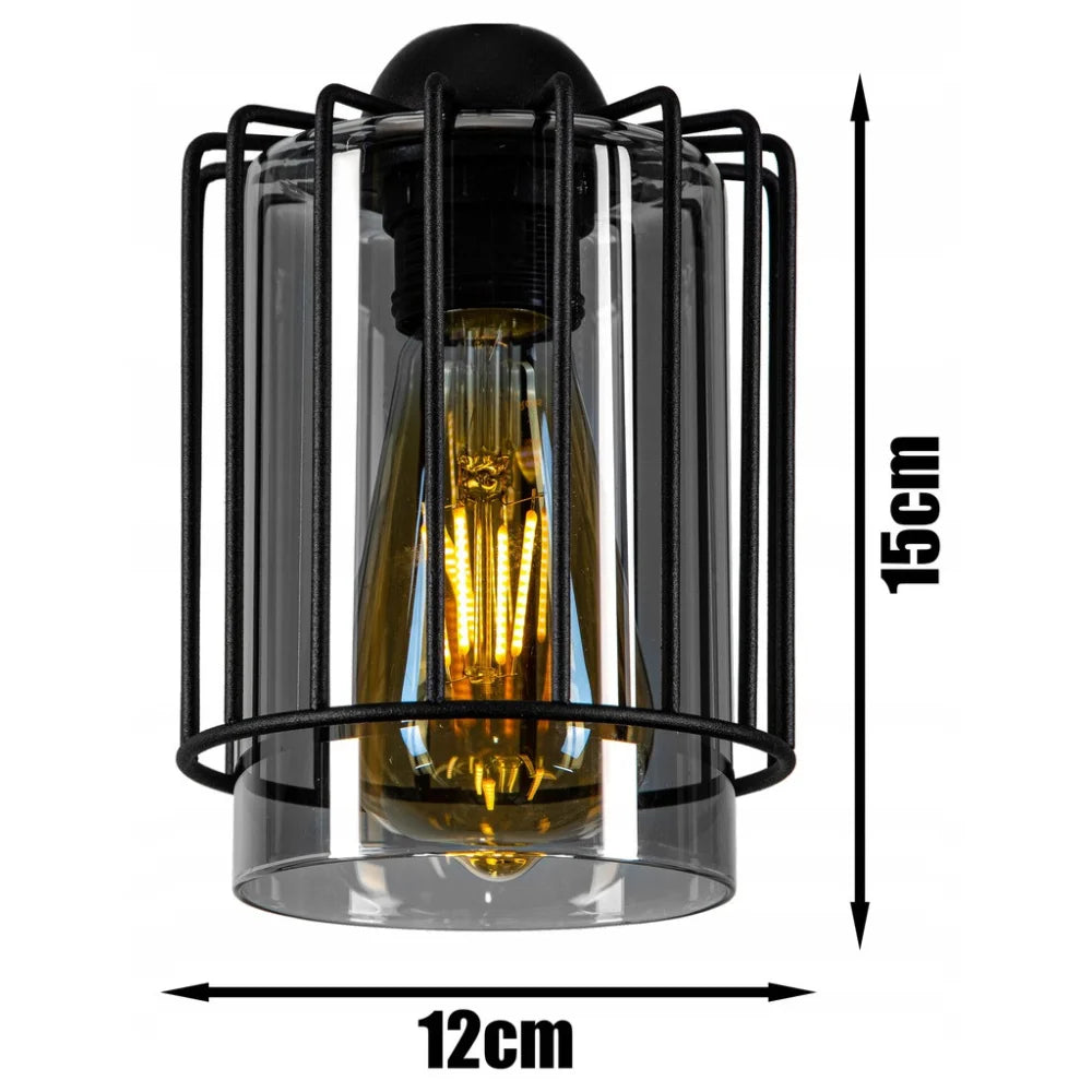 Hanglamp industrieel 3-lamps rond ‘Lichtweb’ collectie