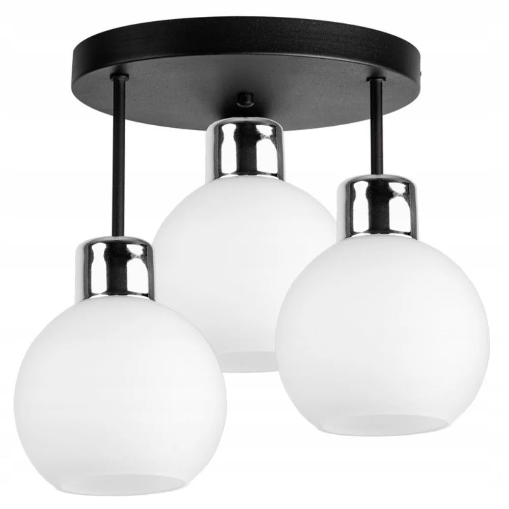 Plafondlamp 3-Lamps Wit Woonkamer