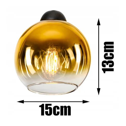 Vloerlamp Industrieel 2-lamps ‘Gold’