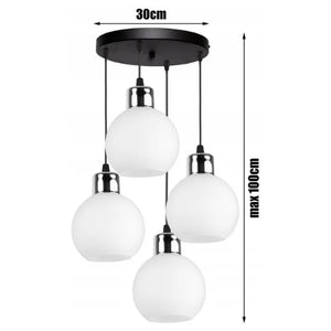 Hanglamp 4-Lamps ‘White’