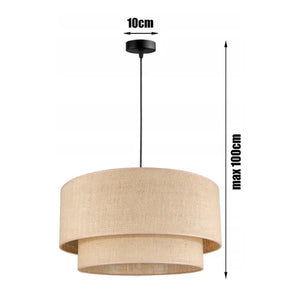 Hanglamp Stoffe kap ‘Beachzand’