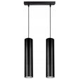 Hanglamp Ironglow Zwart Woonkamer 2-Lamps 