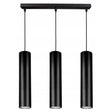 Hanglamp 3-Lamps Ironglow Zwart Woonkamer 