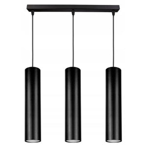 Hanglamp 3-Lamps Ironglow Zwart Woonkamer 