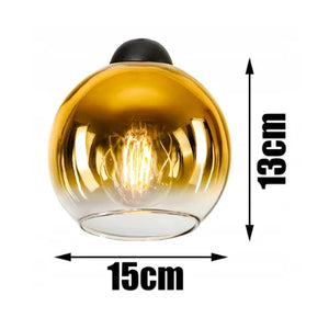 Hanglamp industrieel 2-lamps ‘Gold’