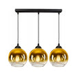 Hanglamp 3-Lichts Gold Woonkamer