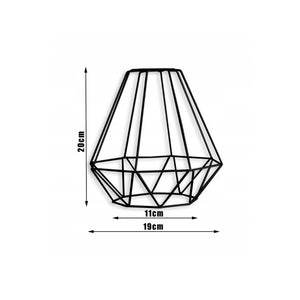 Hanglamp Industrieel Met 3 Draad/Kappen Zwart