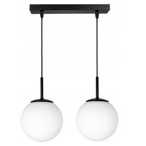 Hanglamp -2-lichts - Zwart/Wit ‘Stellar'