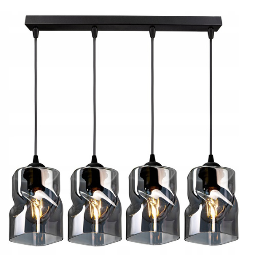 Hanglamp Industrieel 4-Lamps – ‘Twistlux’